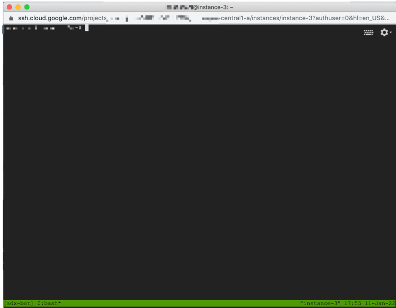 Tmux session two example